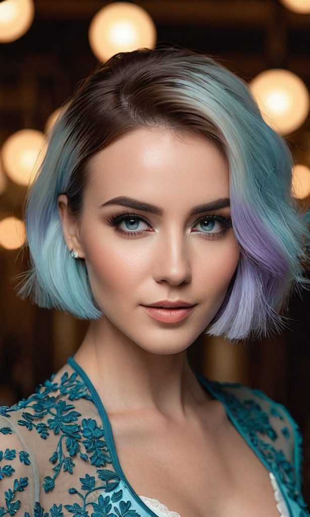 "Platinblonde Kurzhaarfrisuren liegen 2025 voll im Trend. Sie verleihen einen frischen, modernen Look und lassen die Gesichtszüge weicher und jünger wirken. Eine stilvolle Wahl für selbstbewusste Frauen."