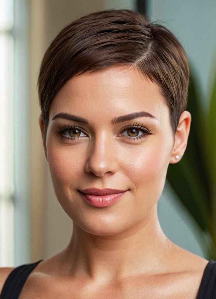 Stilvoll, selbstbewusst und unwiderstehlich – der Buzz Cut zeigt wahre Frauenpower.